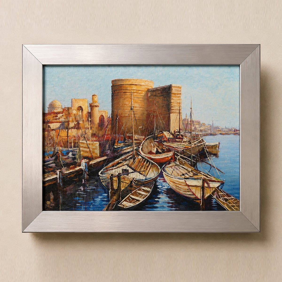 By the Caspian Shore Silk Panel